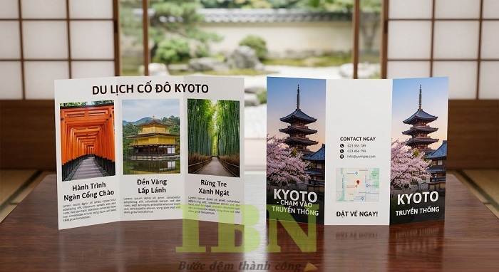 Mẫu tờ rơi du lịch Tokyo Nhật Bản