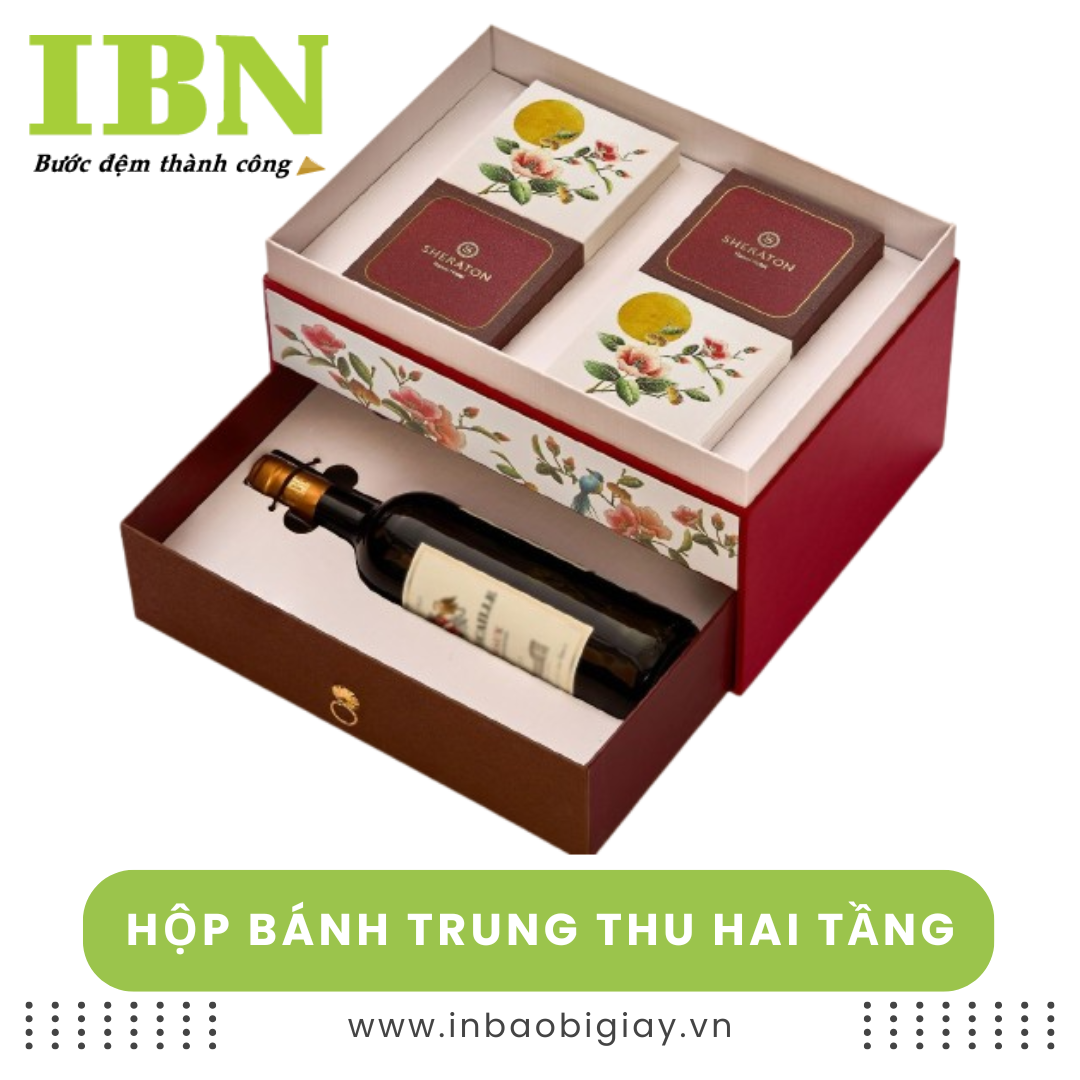 Hộp Bánh Trung Thu Hai Tầng 25 Hộp Bánh Trung Thu Hai Tầng