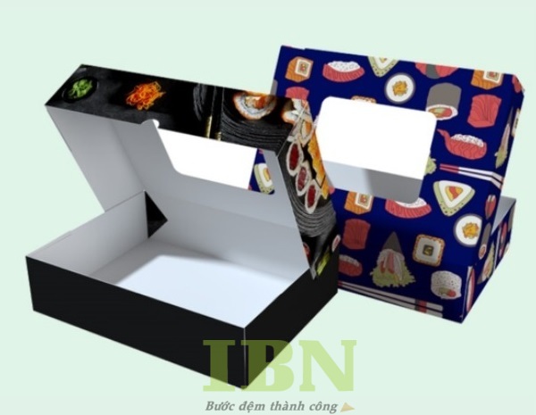 Hộp Giấy Đựng Kimbap 24 Hộp giấy đựng kimbap được làm từ những chất liệu nào?