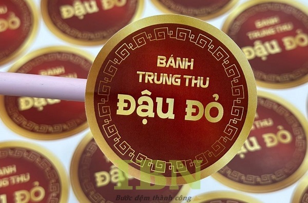 Tem Bánh Trung Thu 24 Quy cách in ấn tem bánh trung thu tại xưởng In Bảo Ngọc
