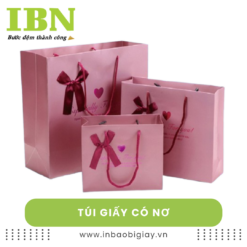 Túi giấy có nơ