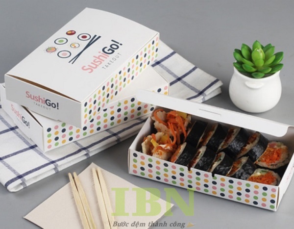 Mẫu hộp đựng kimbap đẹp, sang trọng