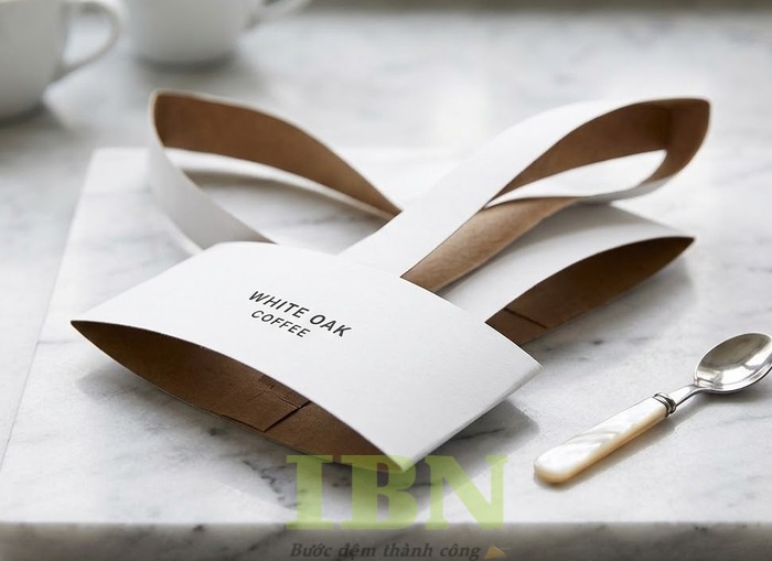 Mẫu túi chữ T bằng giấy in logo đơn giản