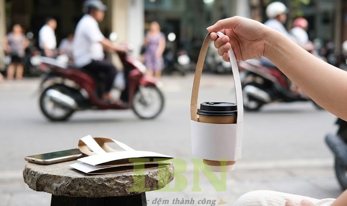 Mẫu túi chữ T bằng giấy ivory