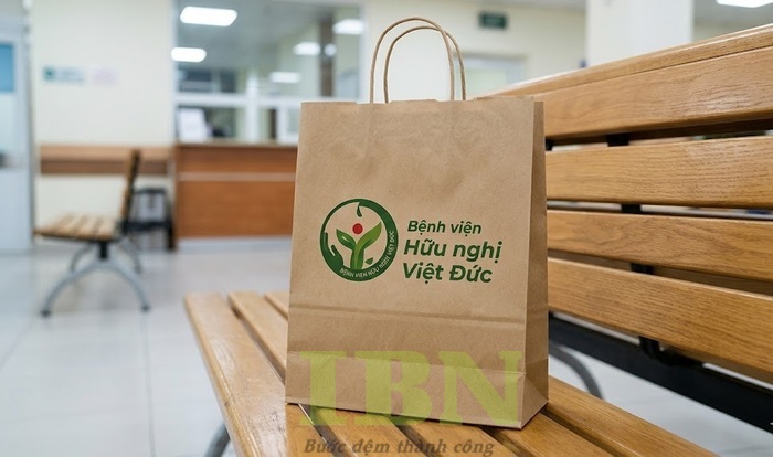 Mẫu túi giấy bệnh viện Hữu nghị Việt Đức