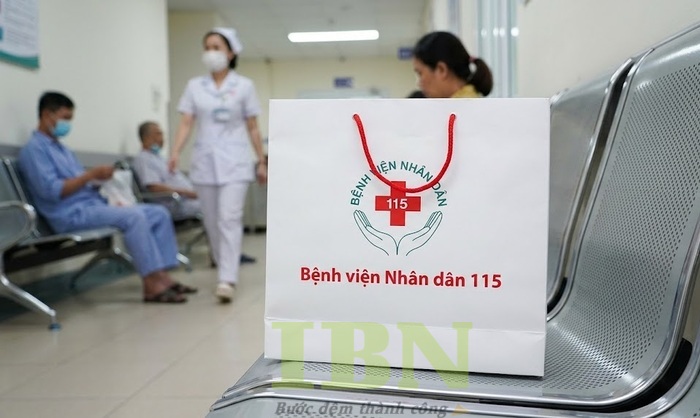 Mẫu túi giấy bệnh viện Nhân dân 115