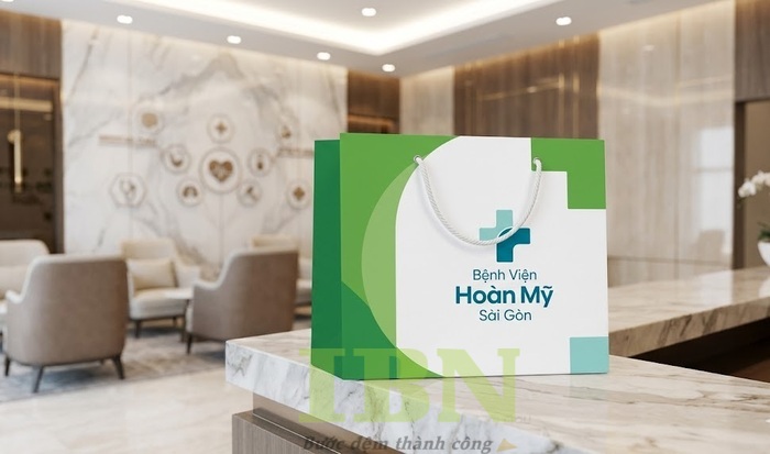 Mẫu túi giấy có quai cho bệnh viện, phòng khám thiết kế bắt mắt