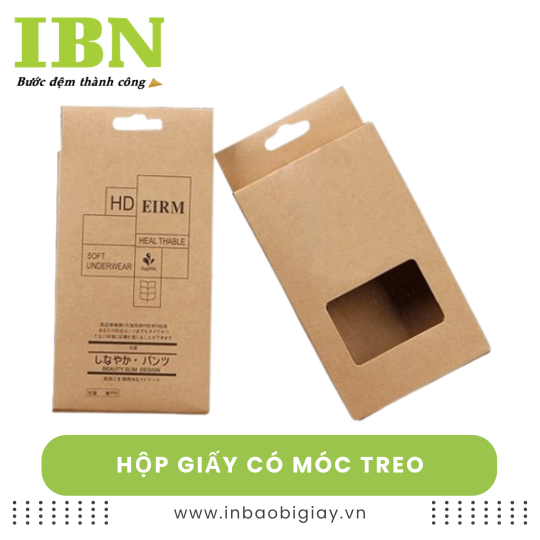 In Hộp Giấy Có Móc Treo 21 Hộp giấy có móc treo