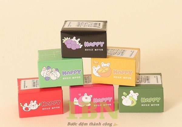 Mẫu hộp blind box nhiều màu sắc
