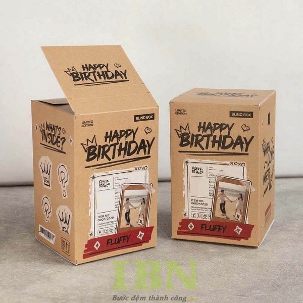 Mẫu hộp blind box custom