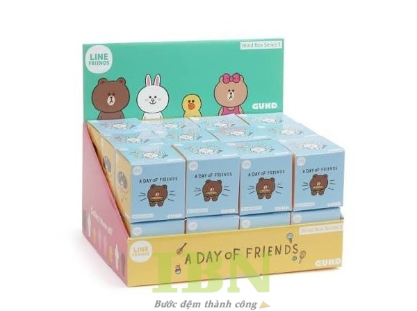 Mẫu hộp blind box kèm khay đựng
