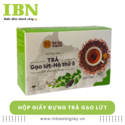 Hộp giấy đựng trà gạo lứt