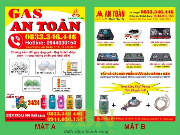 In tờ rơi quảng cáo gas có lợi ích gì cho các đại lý phân phối?