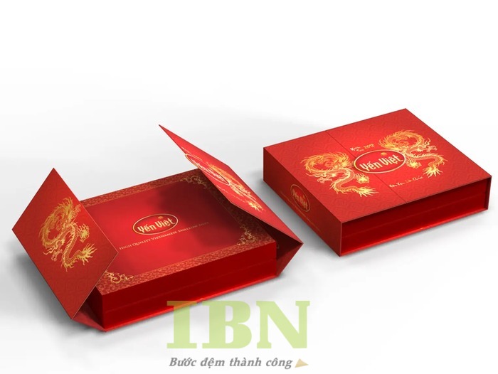 Mẫu hộp cánh bướm đựng quà tết