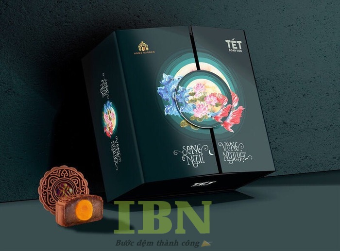 Mẫu hộp cánh bướm đựng bánh trung thu cao cấp