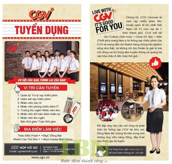 Mẫu tờ rơi tuyển sinh viên làm thêm