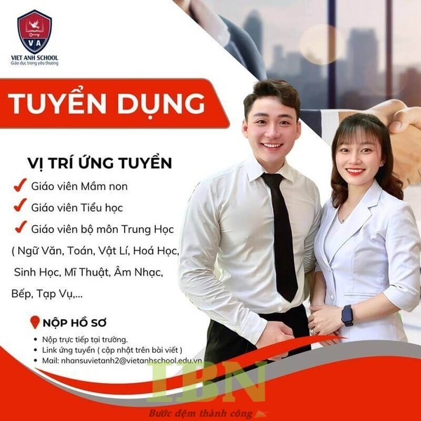 Mẫu tờ rơi tuyển dụng giáo viên và giảng viên
