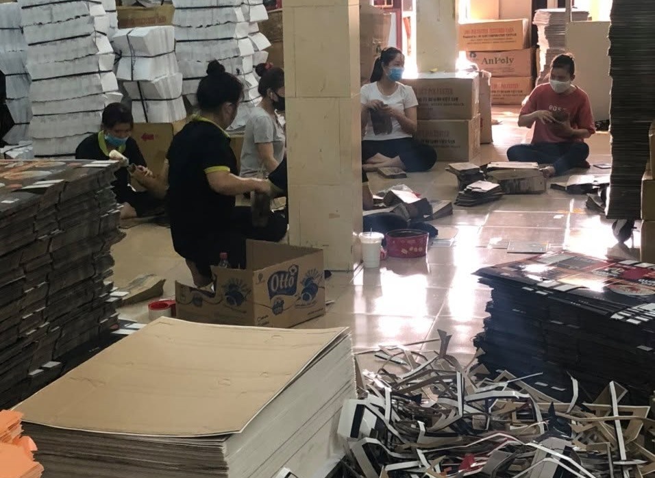 Đặt in hộp giấy đựng bột rau má an toàn, chất lượng tại In Bảo Ngọc