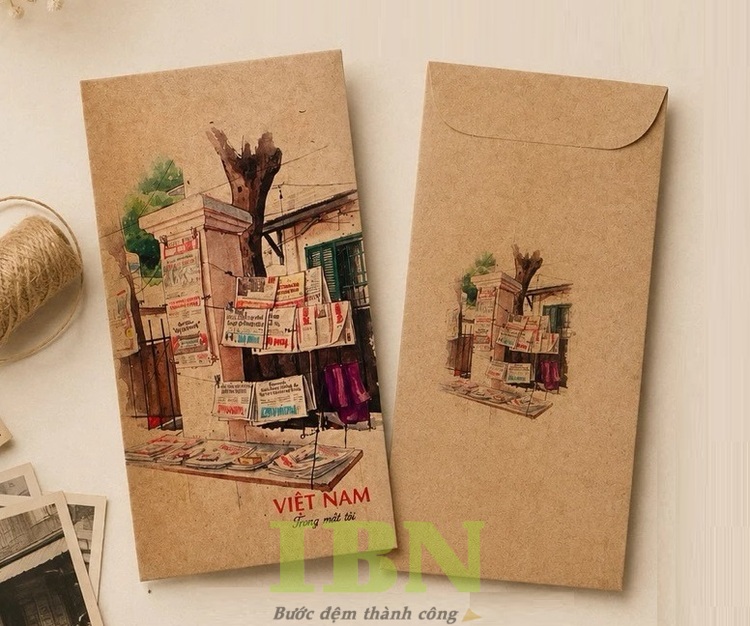 30+ Mẫu Bao Lì Xì Giấy Kraft Đẹp Cho Mùa Tết Đinh Mùi 2027 63