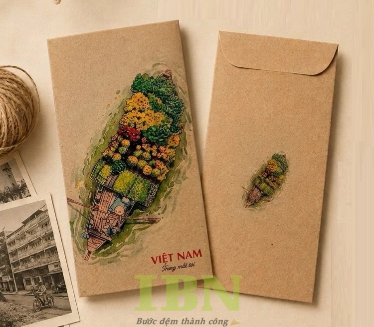 30+ Mẫu Bao Lì Xì Giấy Kraft Đẹp Cho Mùa Tết Đinh Mùi 2027 70
