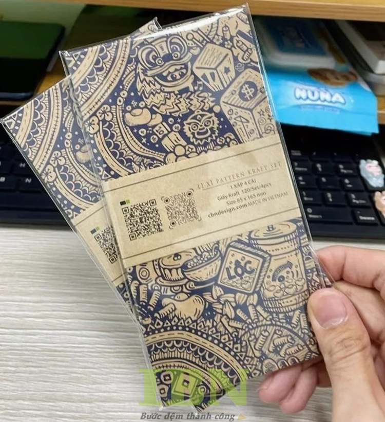30+ Mẫu Bao Lì Xì Giấy Kraft Đẹp Cho Mùa Tết Đinh Mùi 2027 54