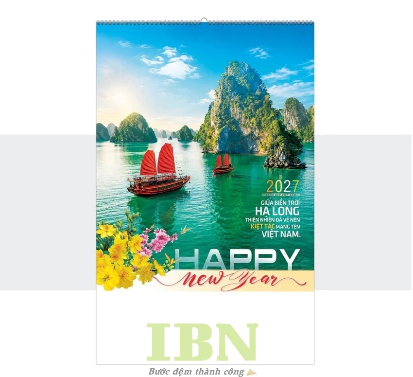 Mẫu lịch treo tường đẹp, ấn tượng